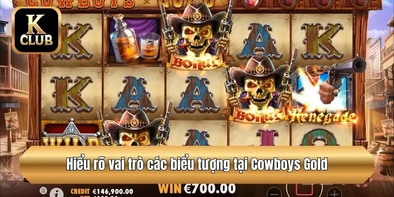 Hiểu rõ vai trò các biểu tượng tại Cowboys Gold